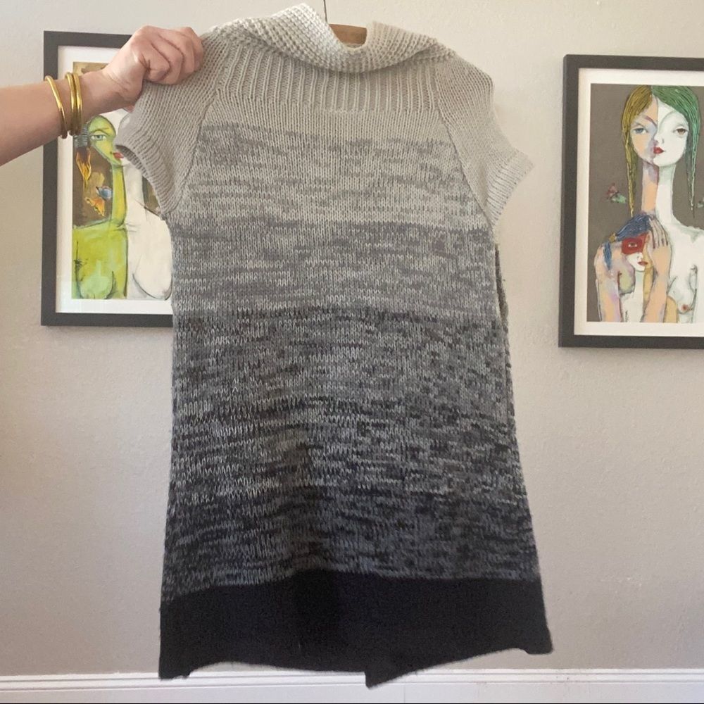 Open Front Knit Riding Cape - Picture 4 of 5